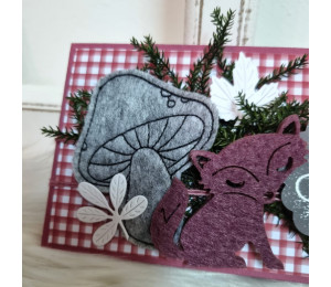 ADVENTSKALENDER 15. Dezember - Stickserie Pilzwald Doodle Appli
